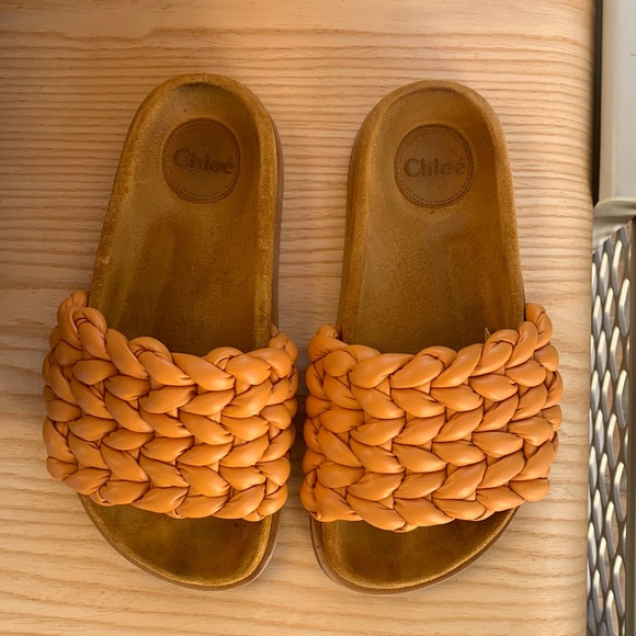 Chloe Shoes - Chloe braided slides 37